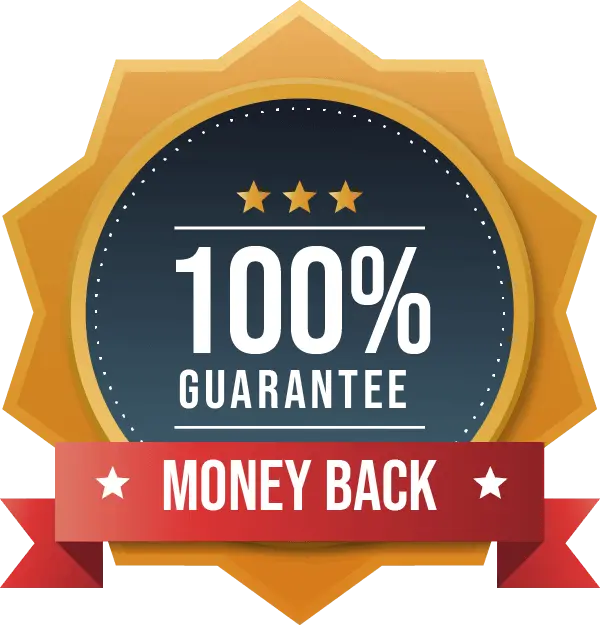 60 - DAYS 100% MONEY BACK GUARANTEE